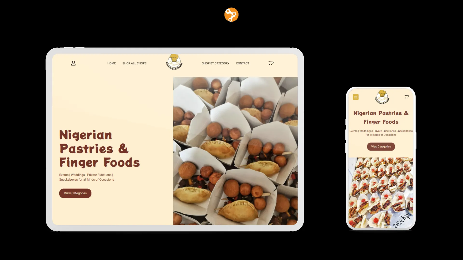 Zeechops Mobile Mockup