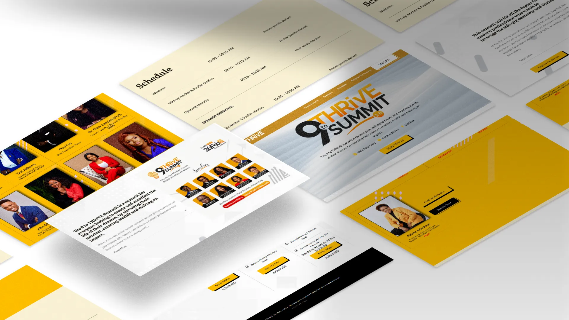 9 to thrive Mobile Mockup