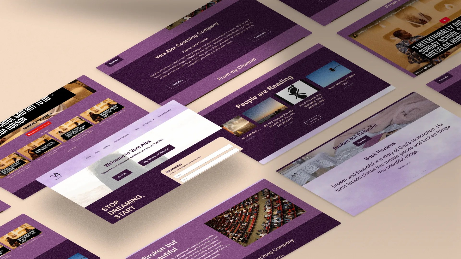 Vera Alex Full page Mockup