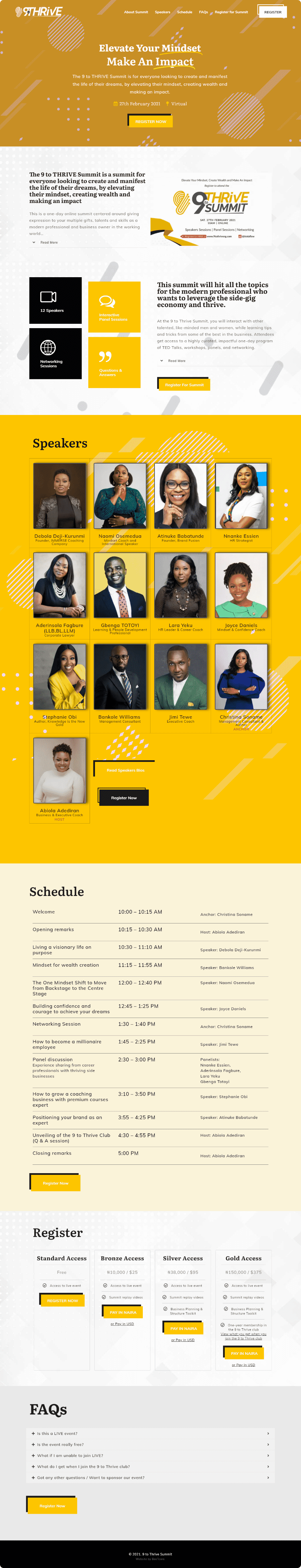BeeTcore Digital Product Design & Development Agency | Portfolio | Website Development | WordPress | Lagos Nigeria | Homepage | 9-to-Thrive