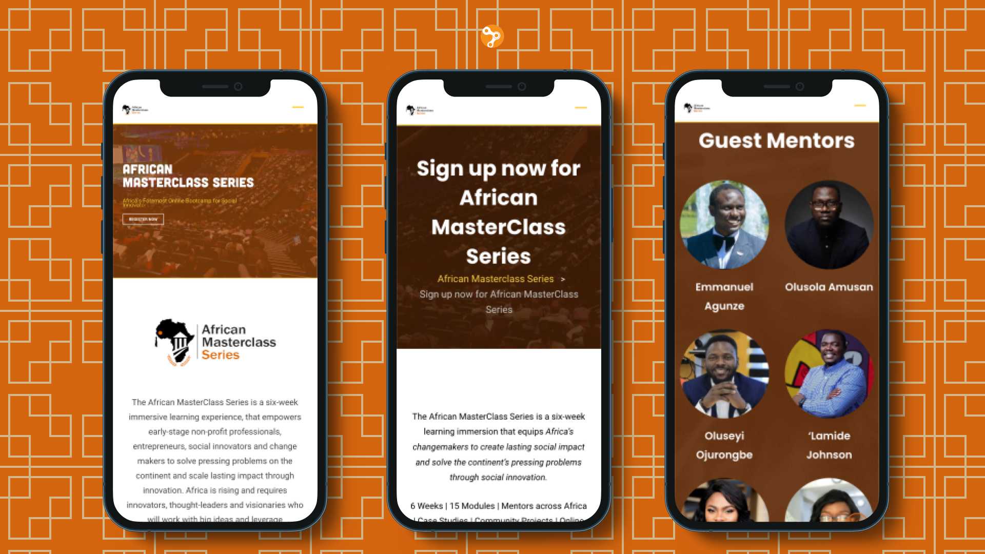 BeeTcore Digital Product Design & Development Agency | Lagos Nigeria | Portfolio | African Masterclass Series - Mobile View