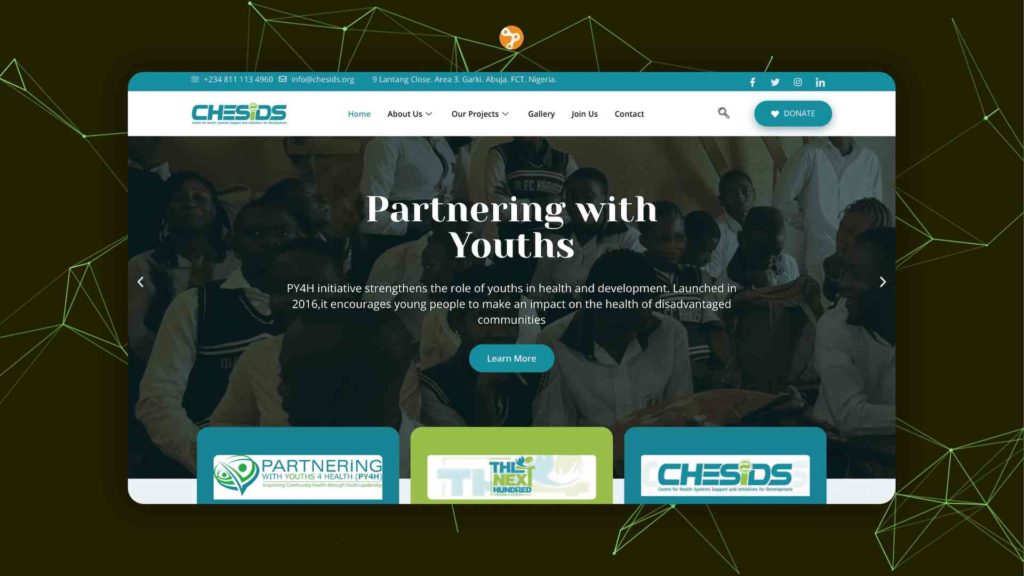BeeTcore Digital Product Design & Development Agency | Lagos Nigeria | Portfolio | CHESIDS - Desktop