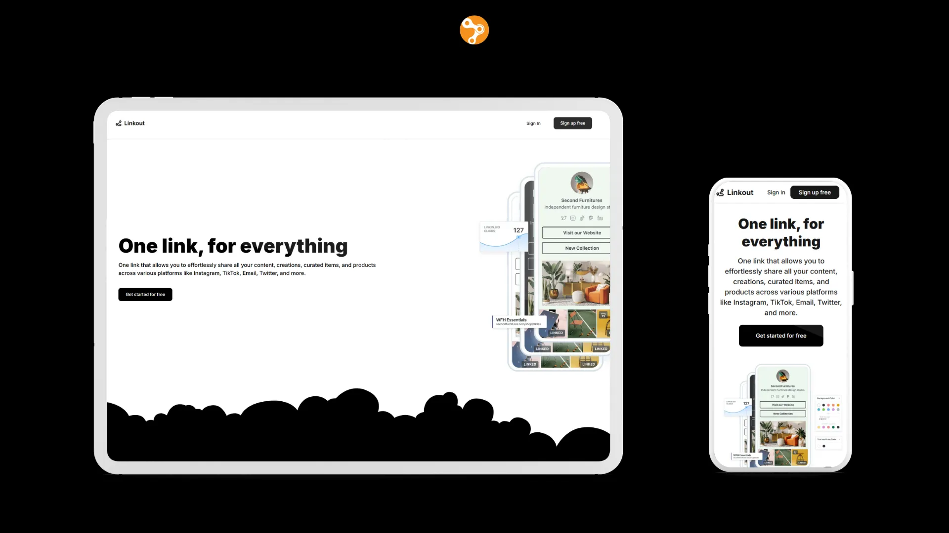 Linkout Mobile Mockup