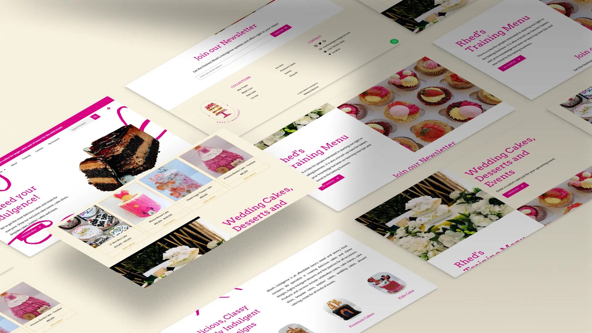 Rhed’s indulgence Full page Mockup