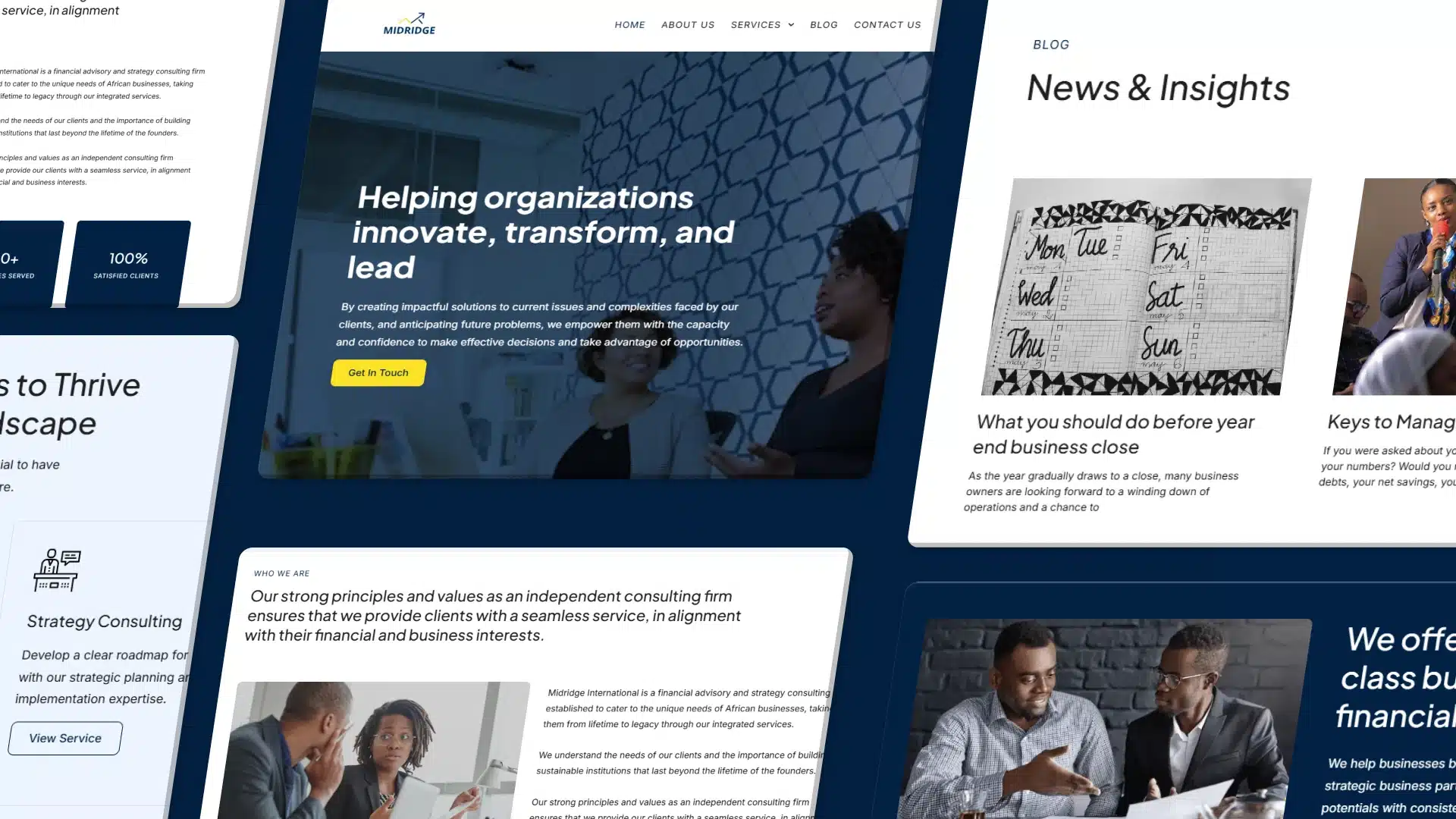 Midridge Full Page Mockup