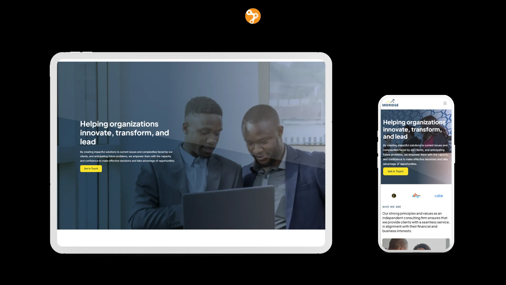 Midridge Mobile Mockup