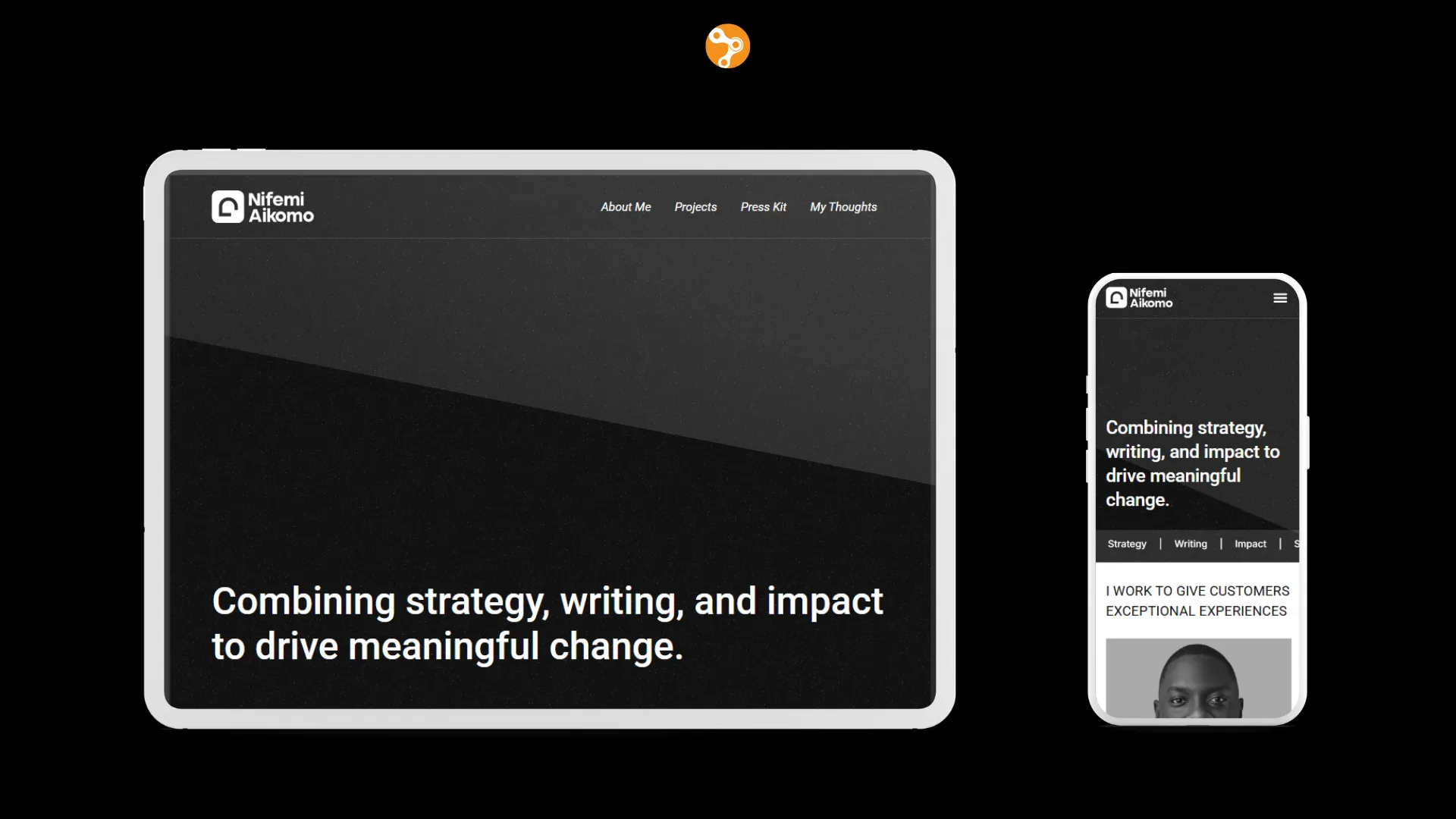 Nifemi Aikomo Mobile Mockup