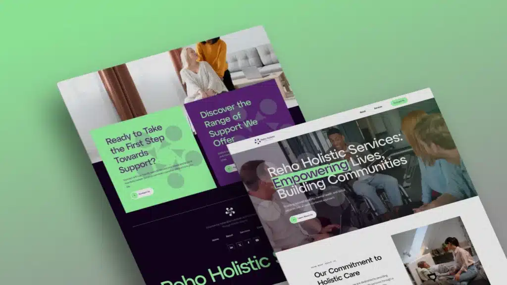 Reho Holistics Hero Mockup