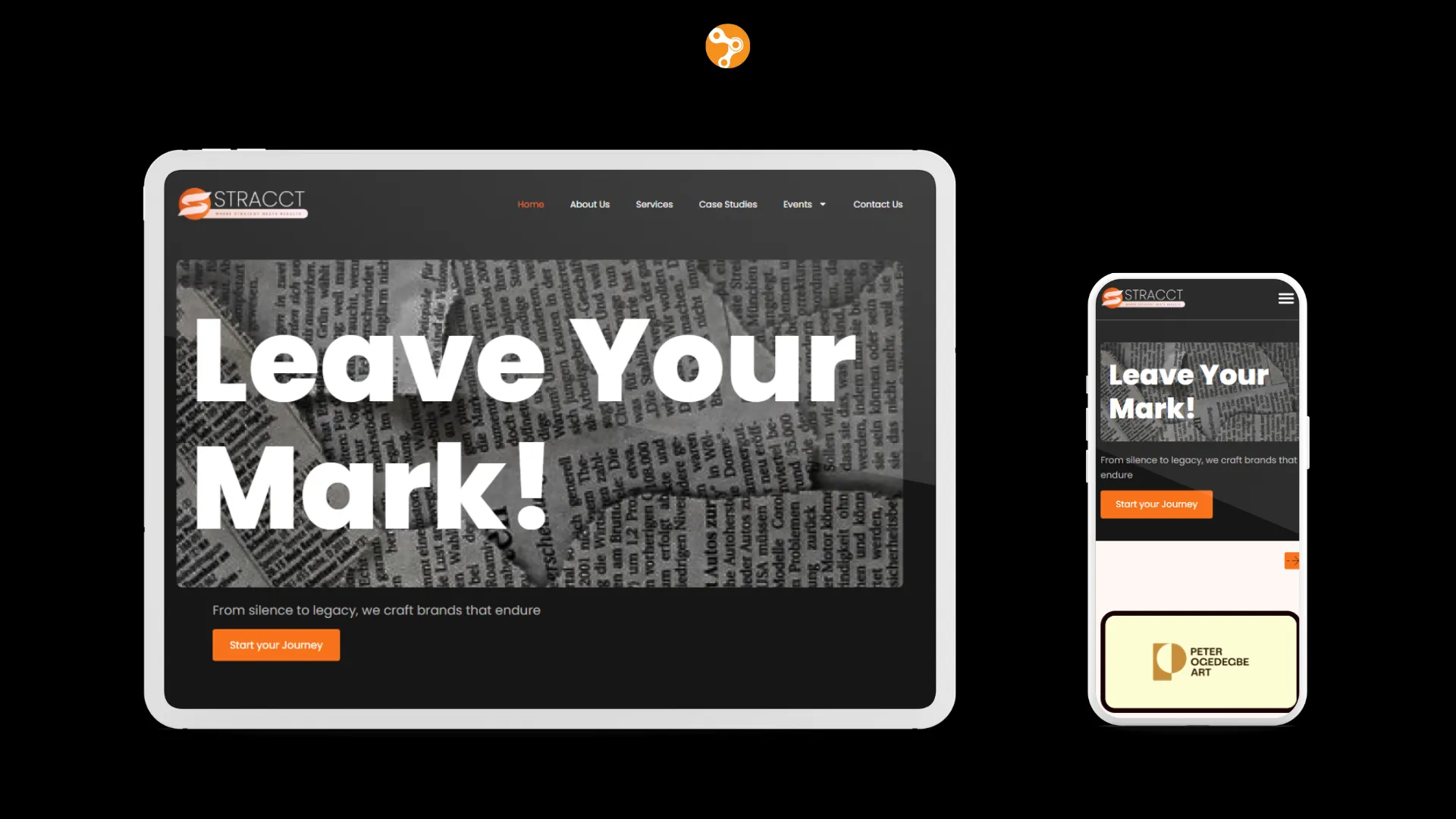STRACCT mobile mockup