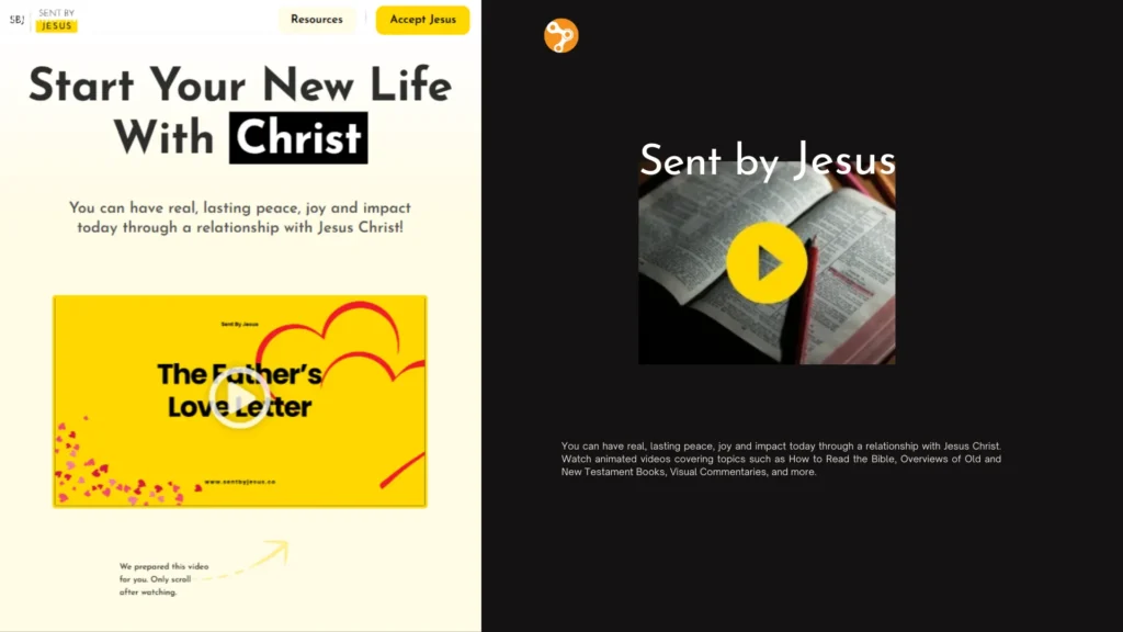 Sent by Jesus Hero Mockup