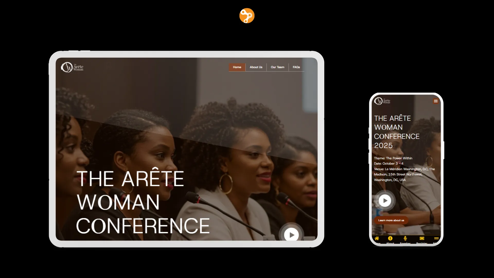 THEARETEWOMAN mobile mockup