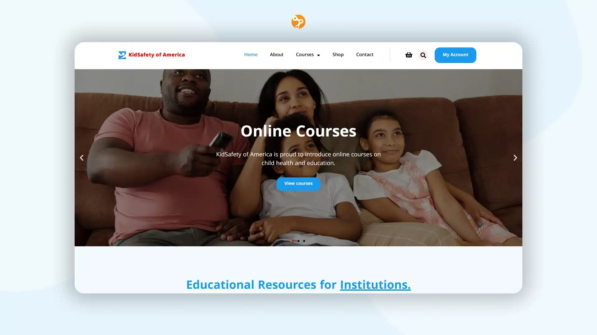 Kidsafety Desktop - BeeTcore - Digital Experience Agency