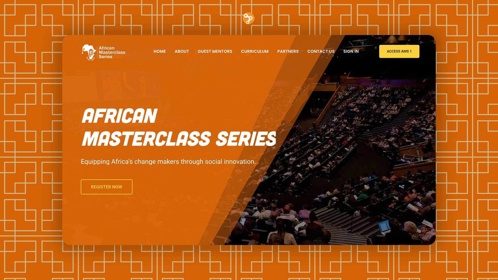 BeeTcore Digital Product Design & Development Agency | Lagos Nigeria | Portfolio | African Masterclass Series - Desktop View