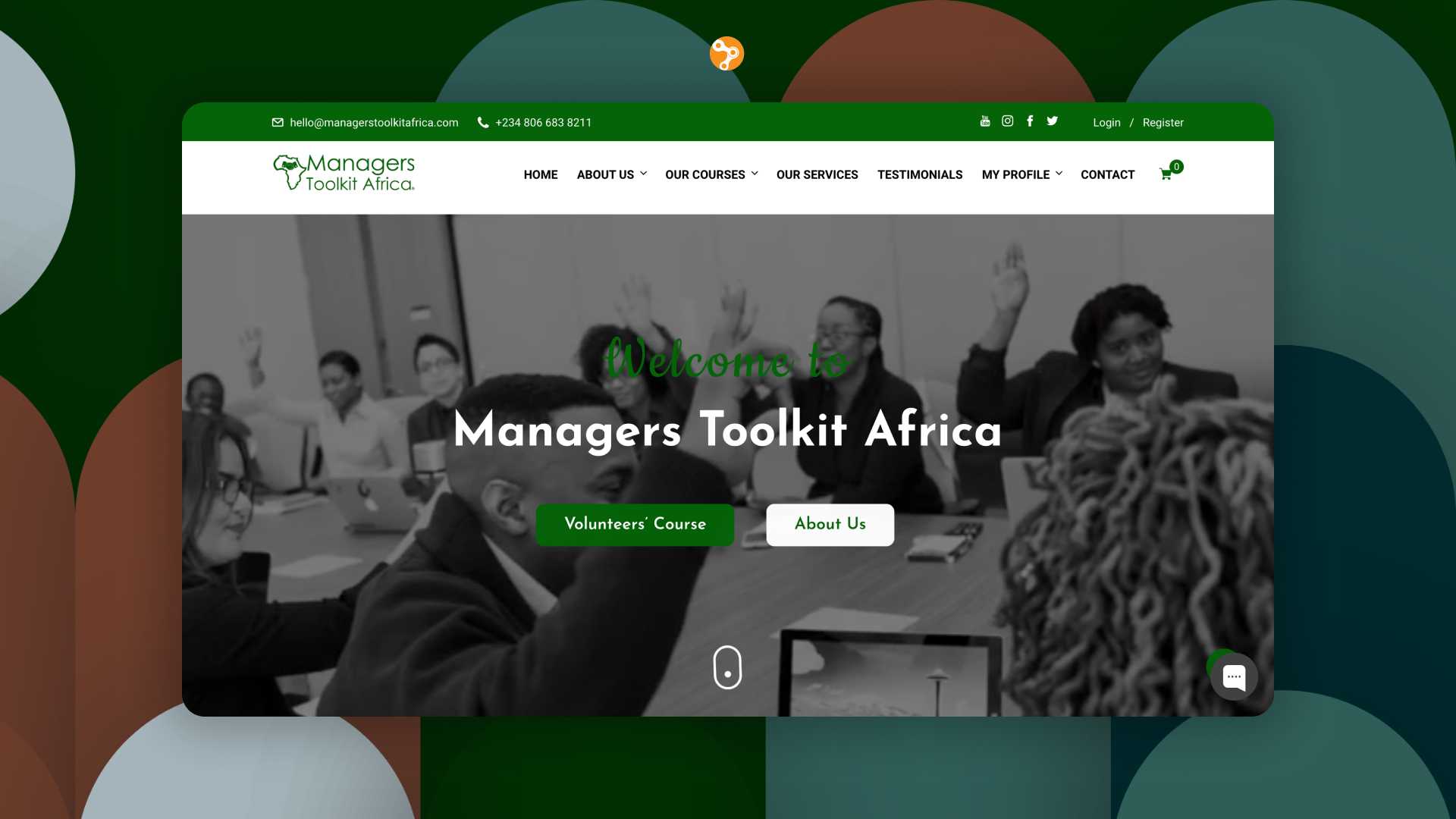 BeeTcore Digital Product Design & Development Agency | Lagos Nigeria | Portfolio | Managers Toolkit Africa - Desktop View