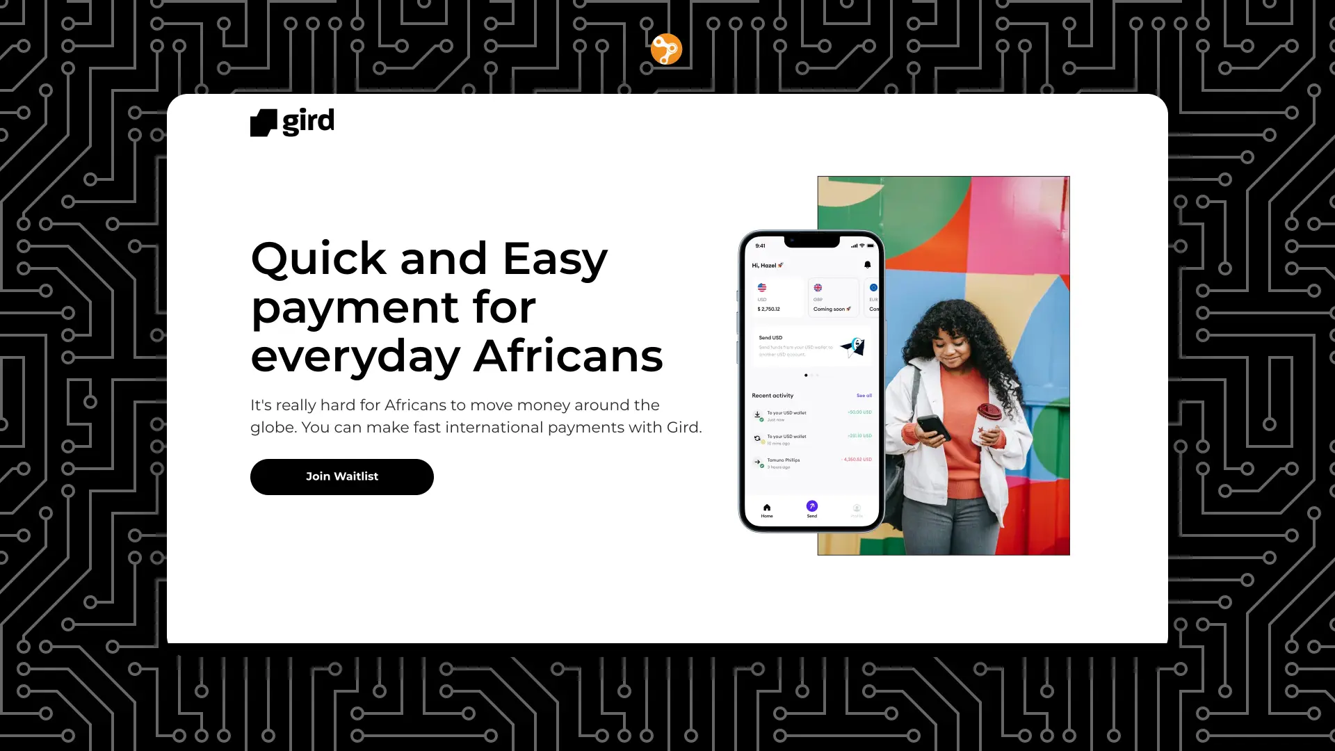 Gird Finance Website Banner BeeTcore website development Lagos Nigeria - BeeTcore - Digital Experience Agency