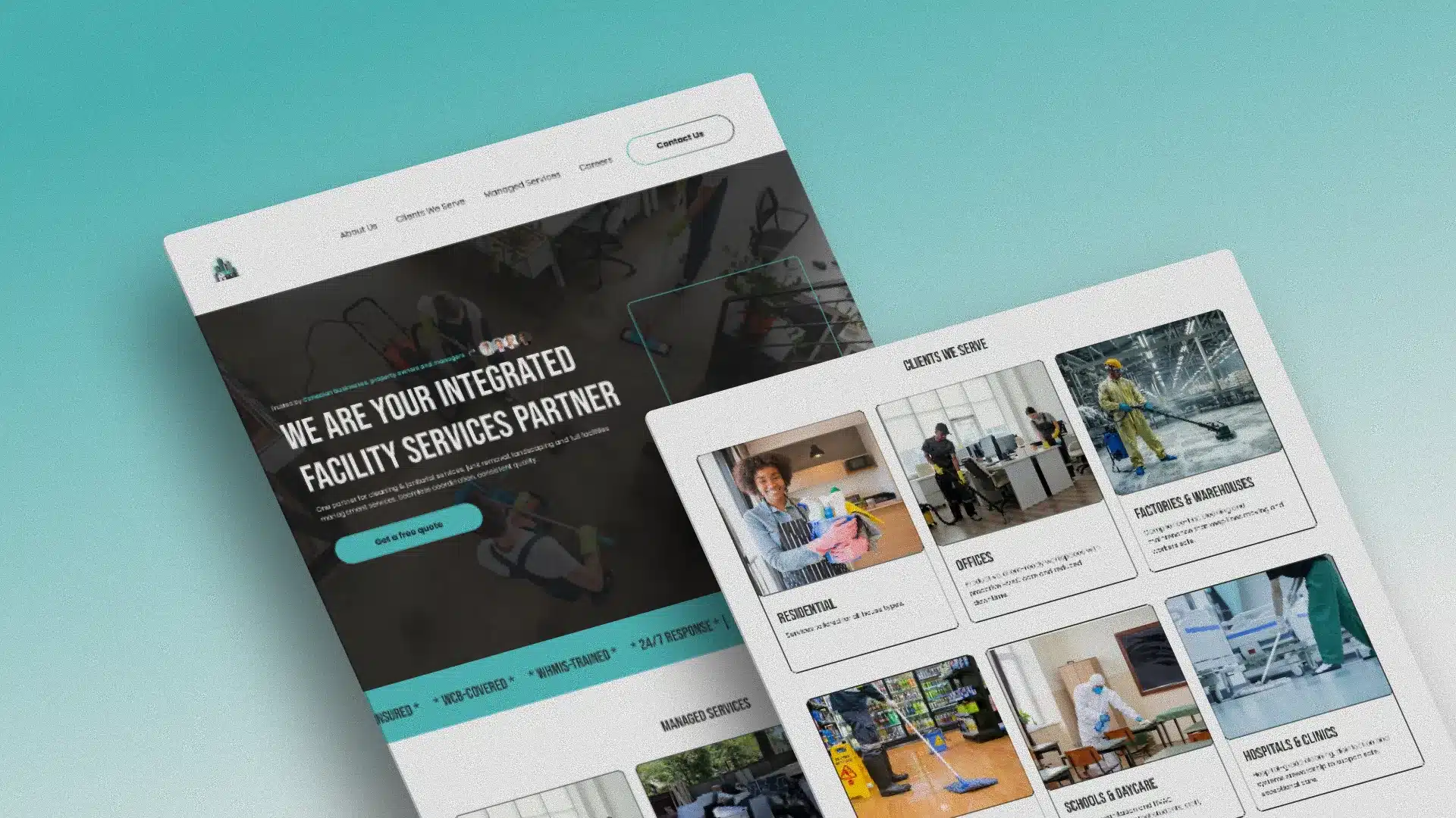 Facility Solutions Canada Mockup 1 - BeeTcore - Digital Experience Agency