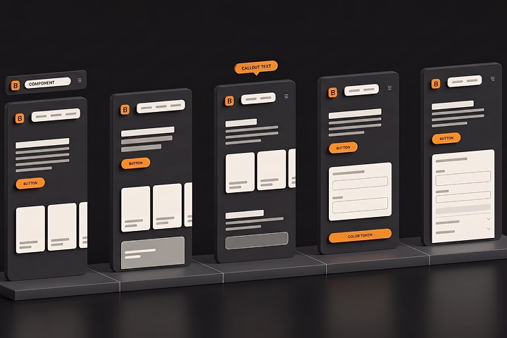 Inconsistent design across screens